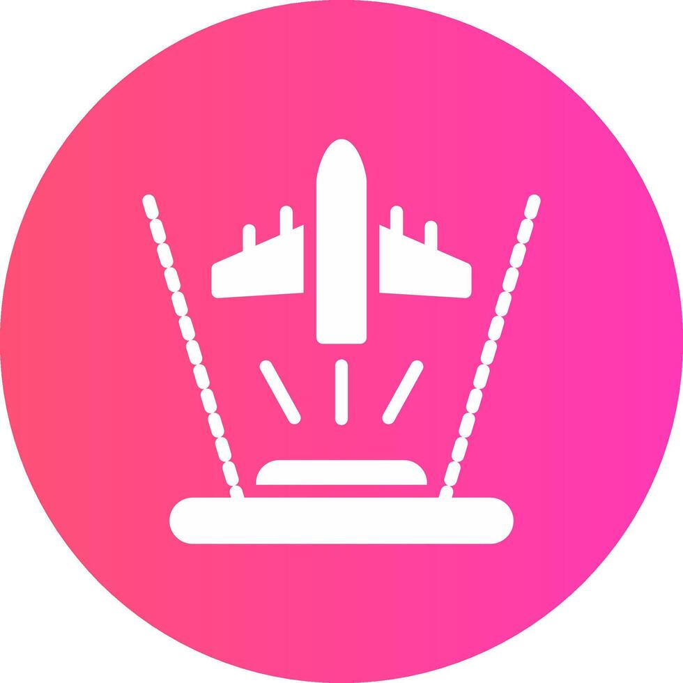 Ar Flight Training Creative Icon Design vector