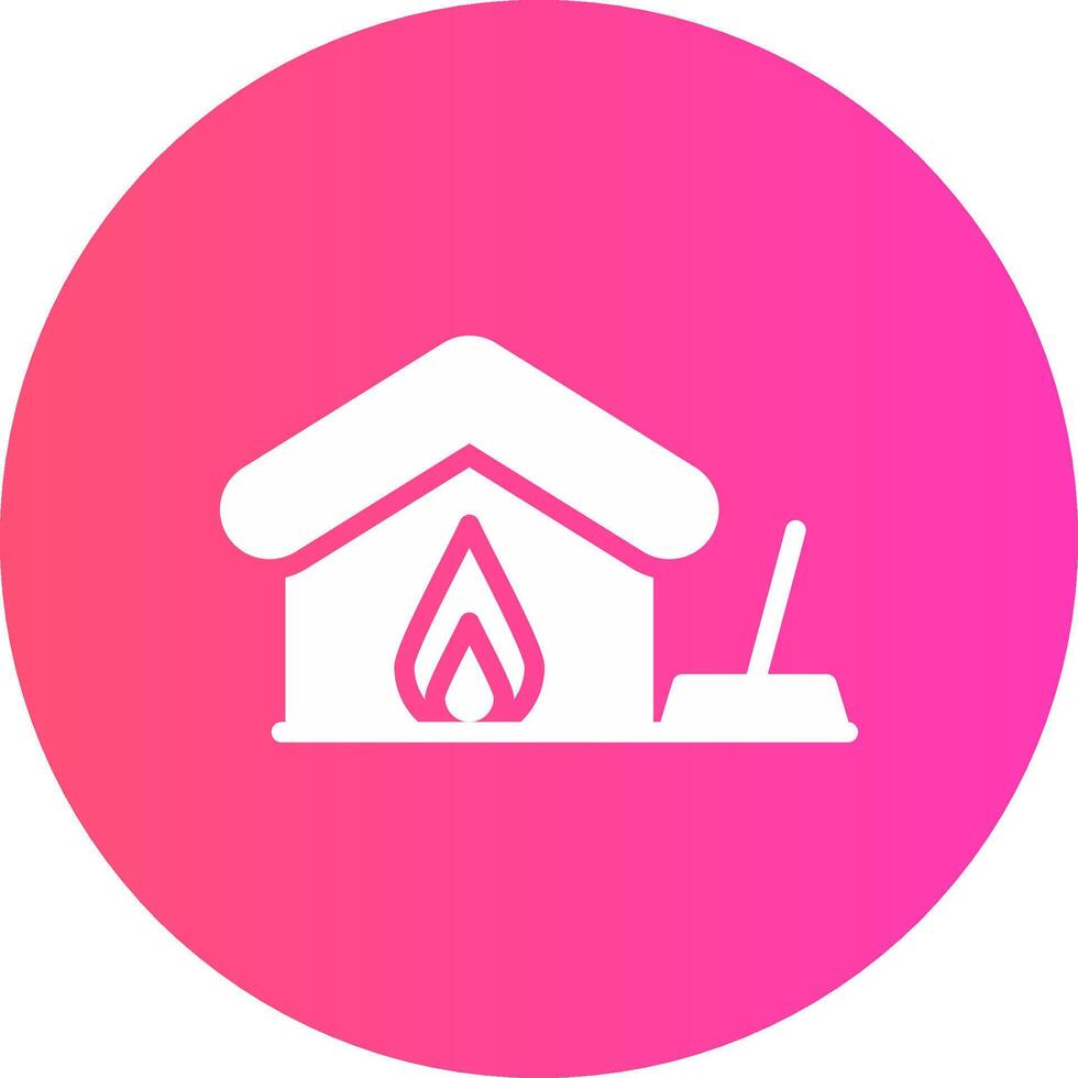 Fire Damage Cleaning Creative Icon Design vector