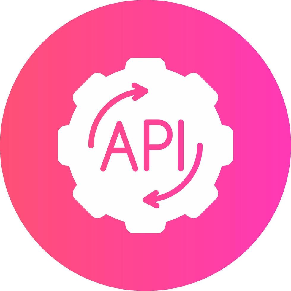 API Creative Icon Design vector