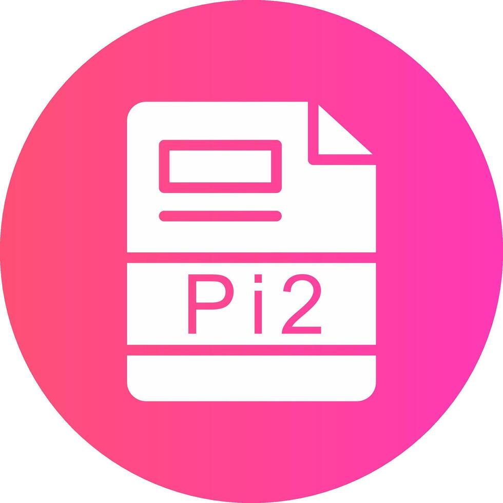 Pi2 Creative Icon Design vector