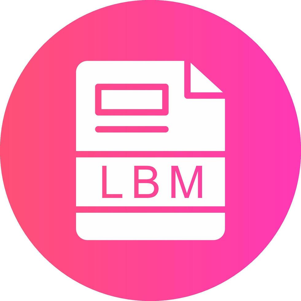 LBM Creative Icon Design vector