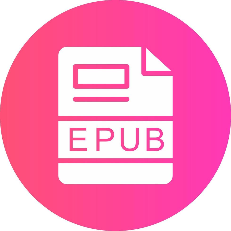 epub creativo icono diseño vector