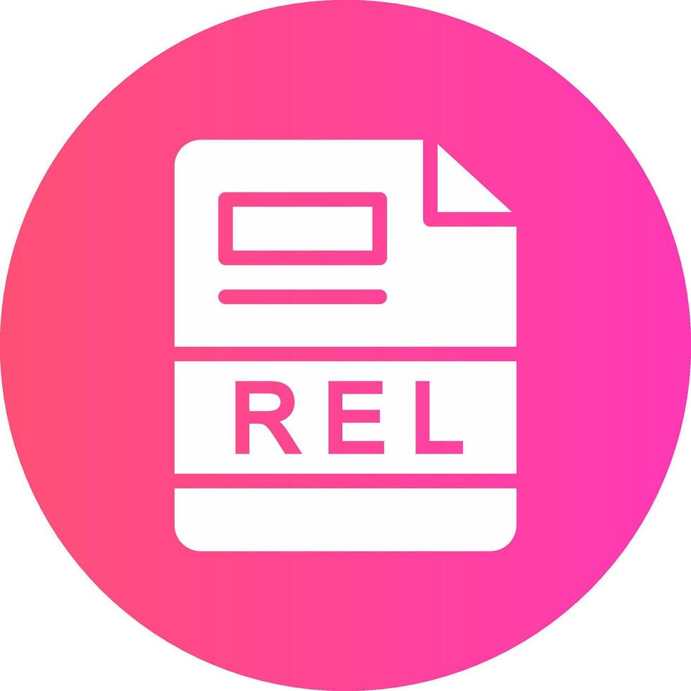 REL Creative Icon Design vector