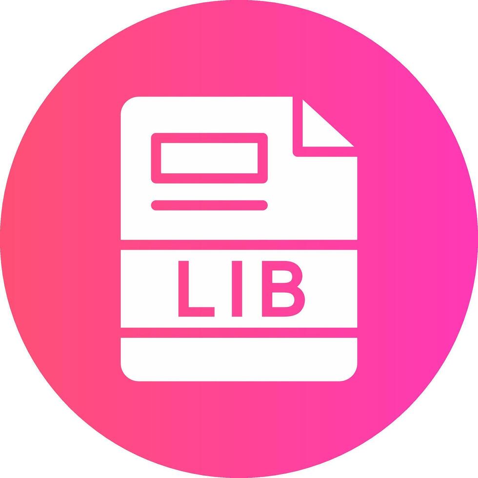 LIB Creative Icon Design vector