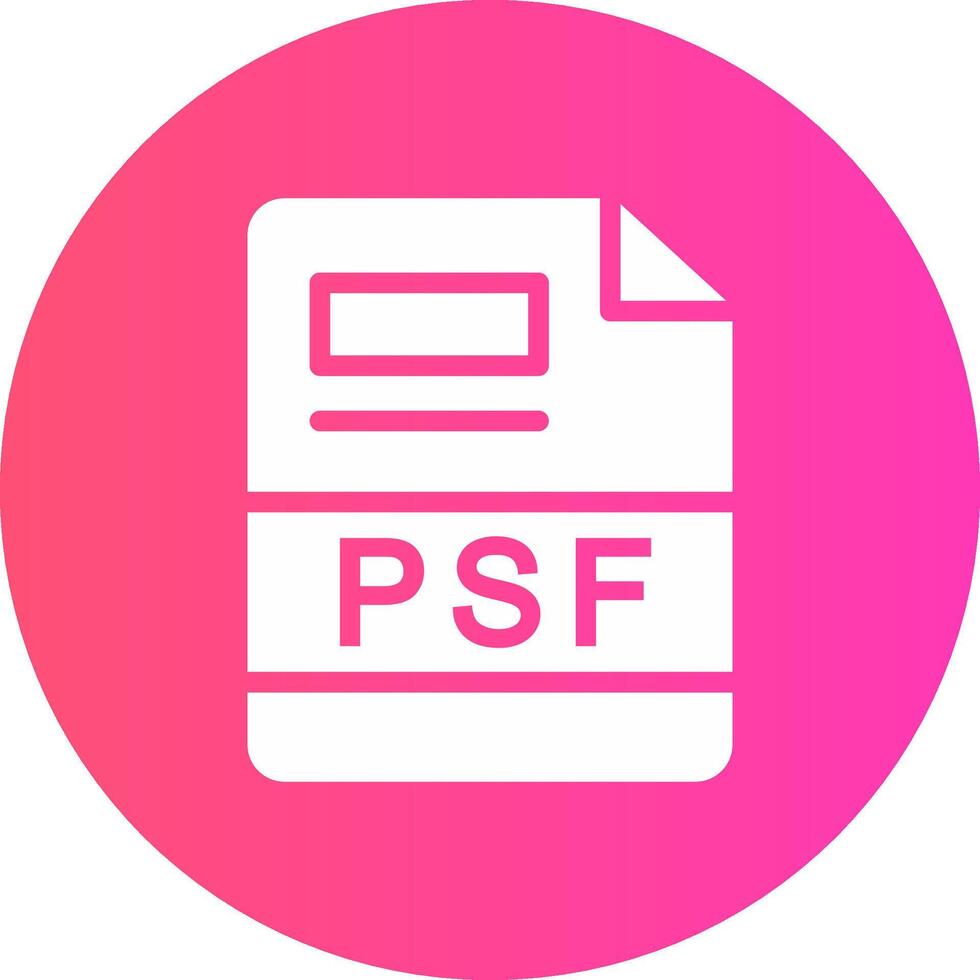 PSF Creative Icon Design vector
