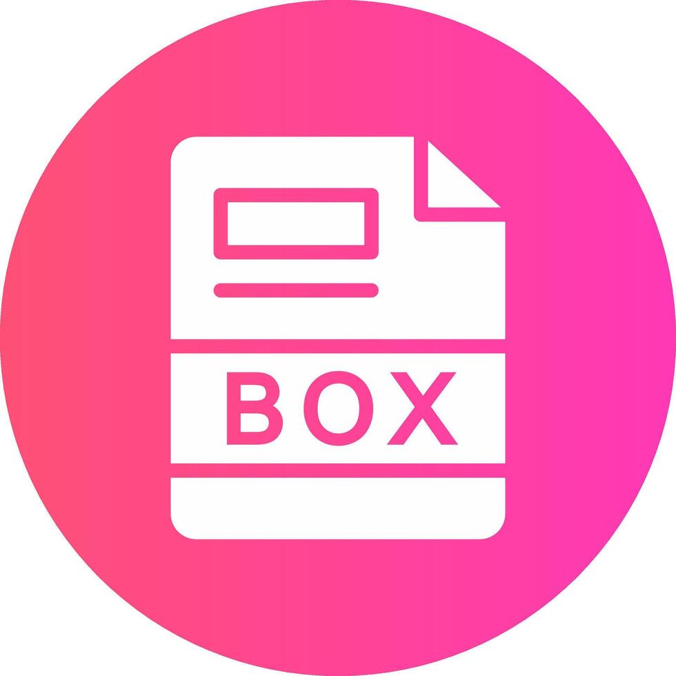 diseño de icono creativo de caja vector