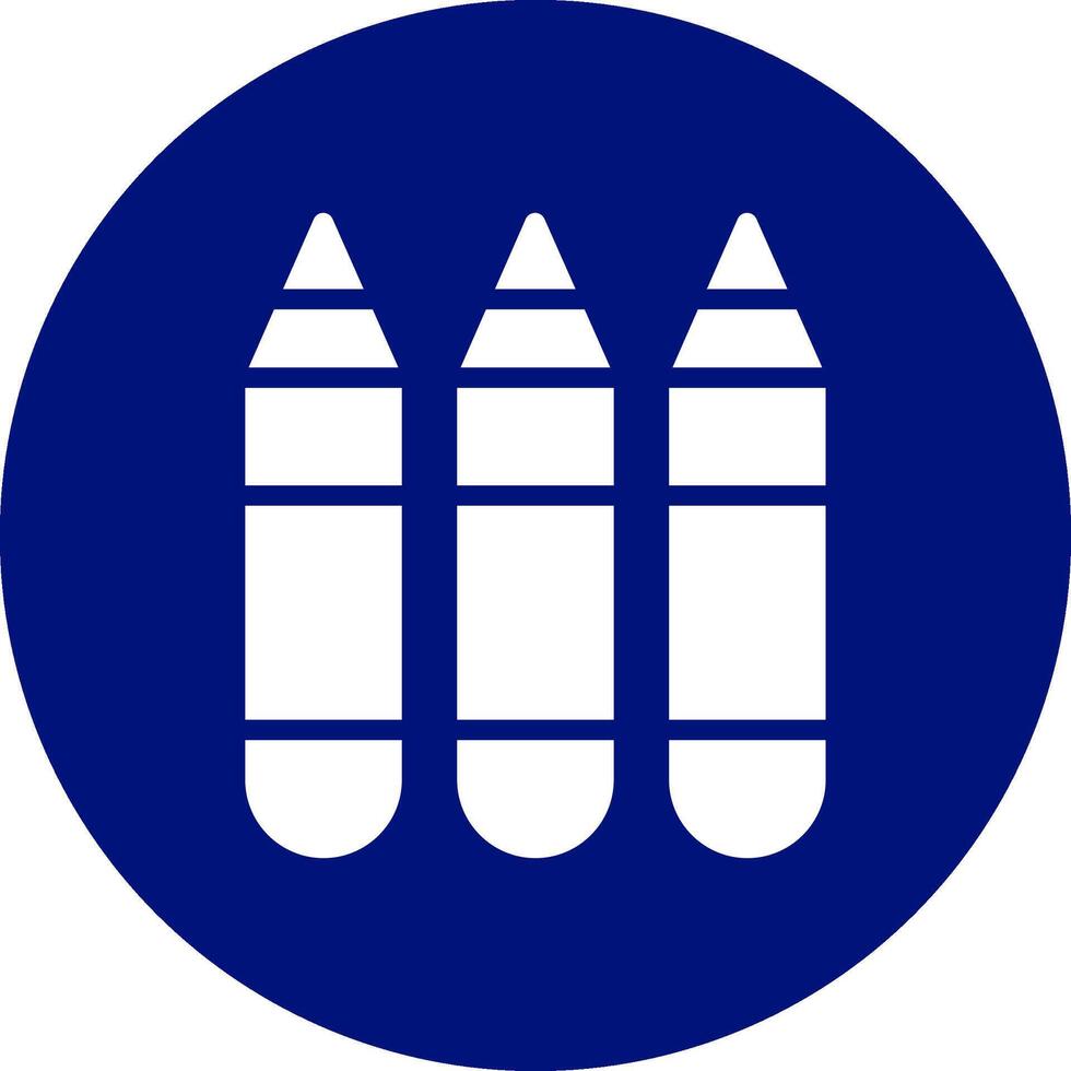 Crayons Creative Icon Design vector