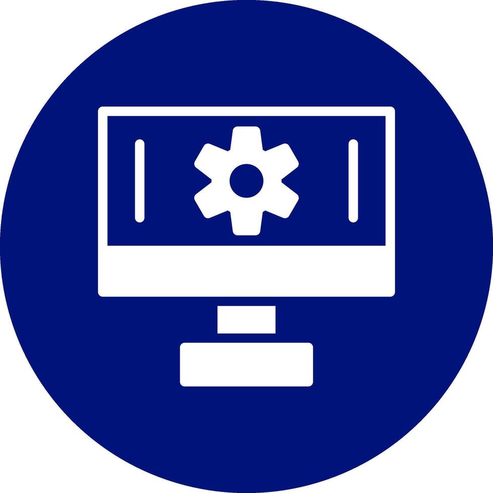 Setting Creative Icon Design vector
