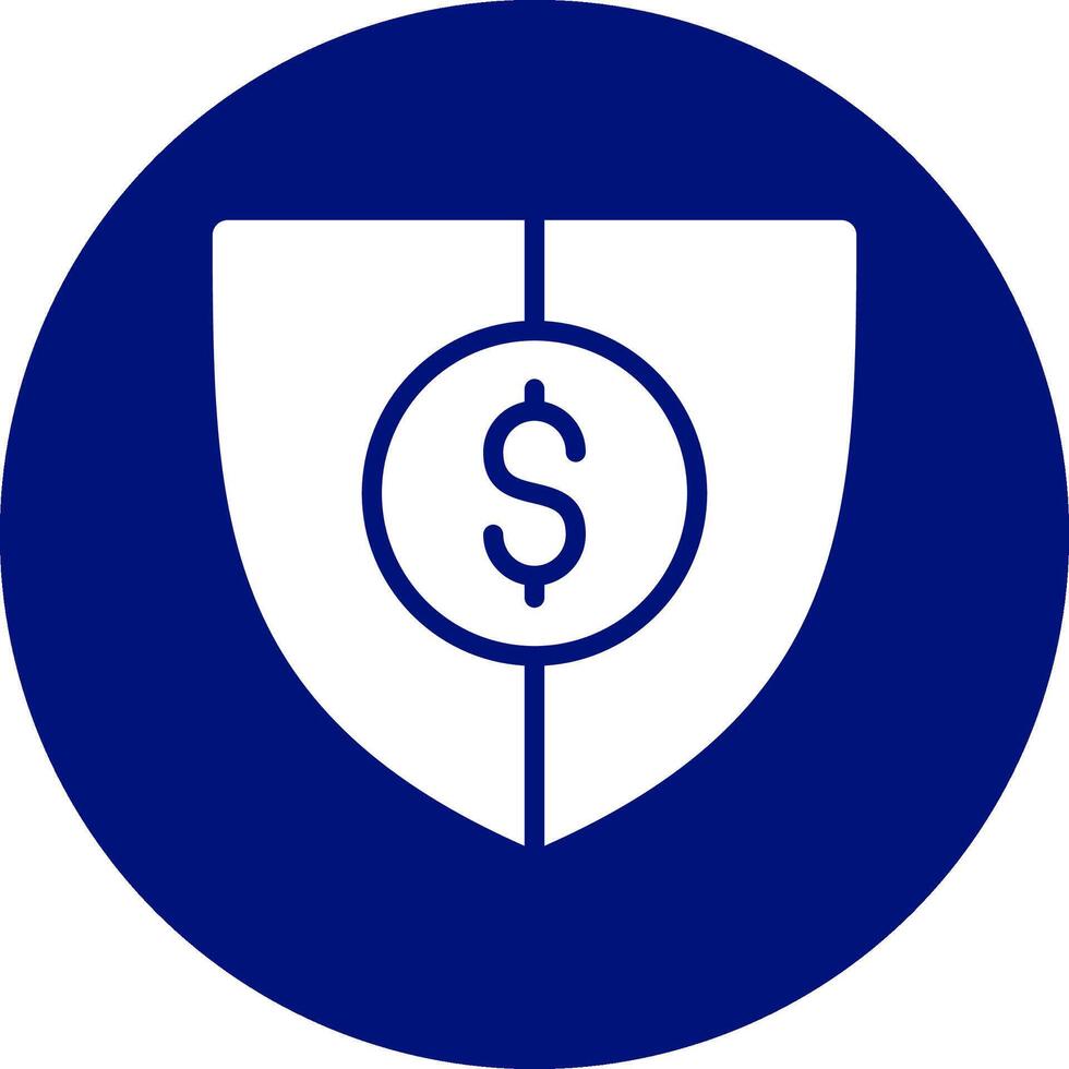 Shield Money Creative Icon Design vector