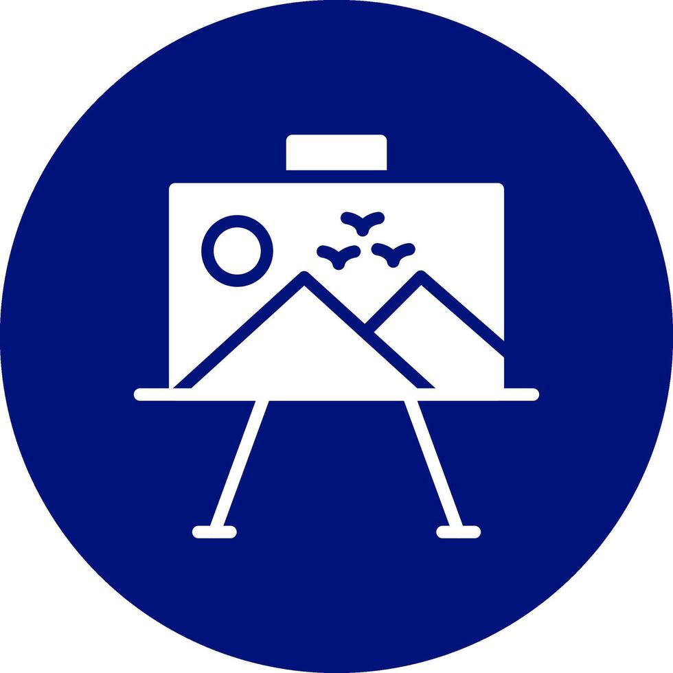 Paint Canvas Creative Icon Design vector