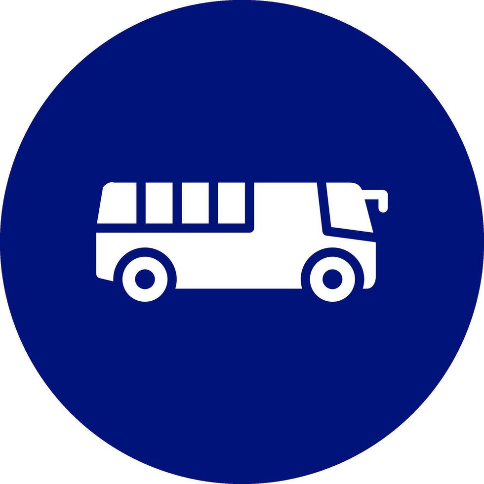 diseño de icono creativo de autobús vector