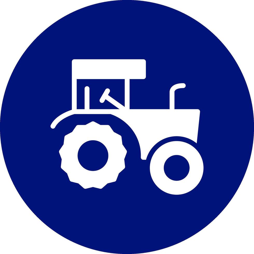 Tractor Creative Icon Design vector