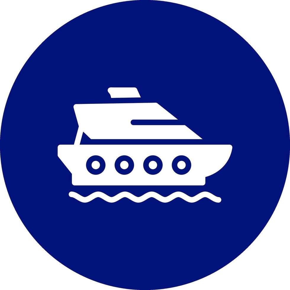 Ship Creative Icon Design vector