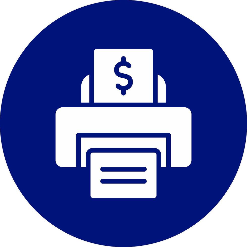 Printer Creative Icon Design vector