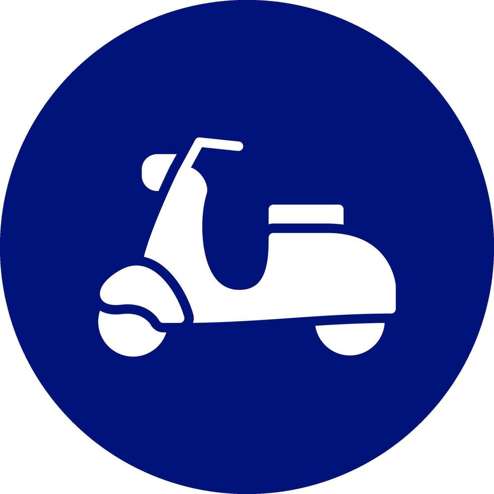 Scooter Creative Icon Design vector