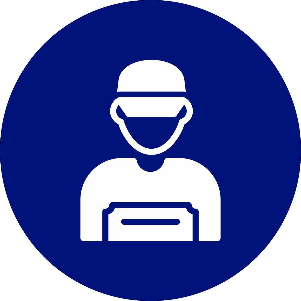 Worker Creative Icon Design vector