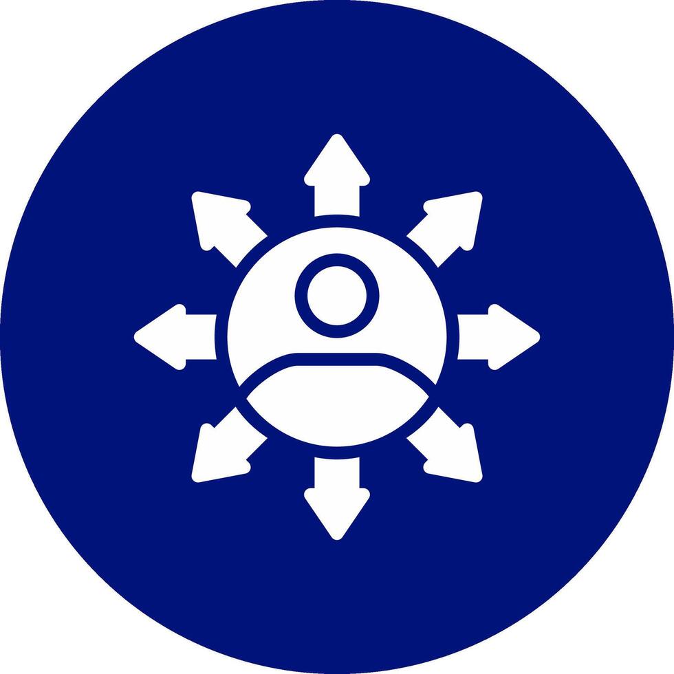 Influence Creative Icon Design vector