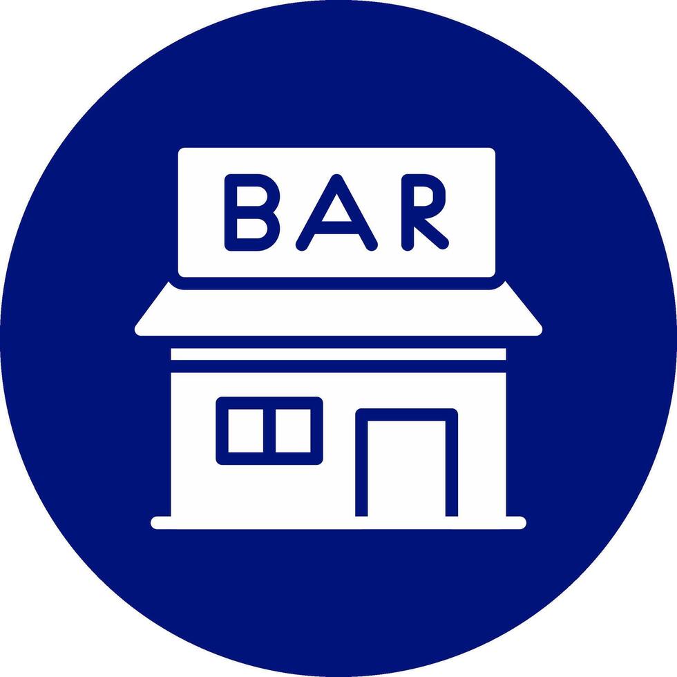 Bar Creative Icon Design vector