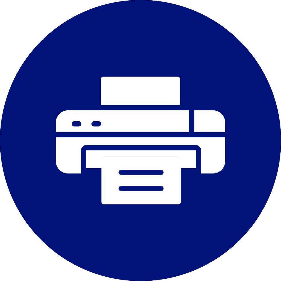 Printer Creative Icon Design vector