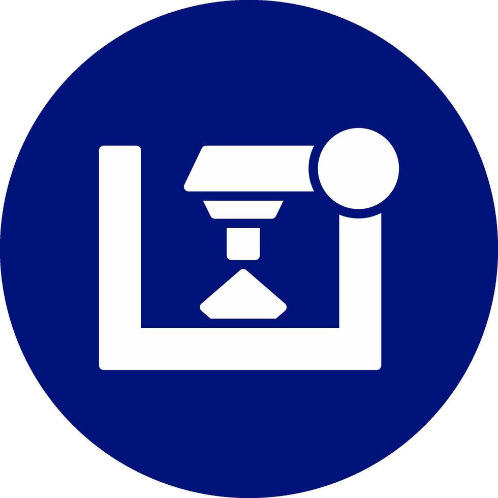 3D Printer Creative Icon Design vector