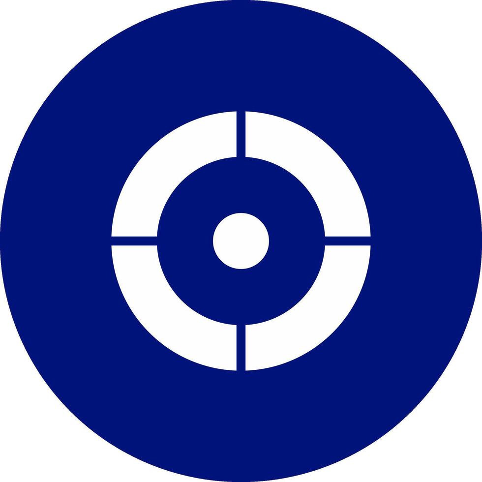 Target Creative Icon Design vector