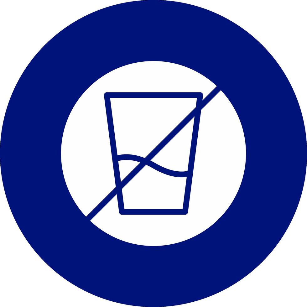 No Soft Drink Creative Icon Design vector