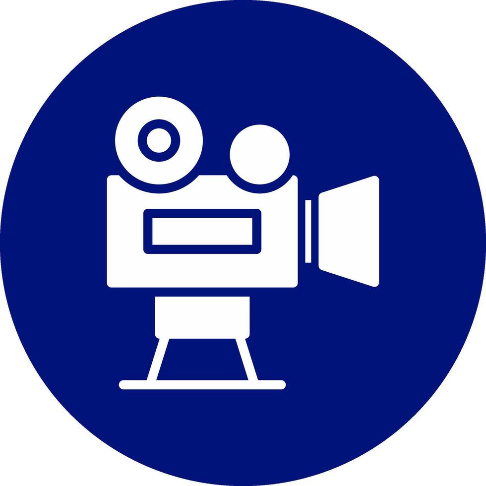 Video Camera Creative Icon Design vector