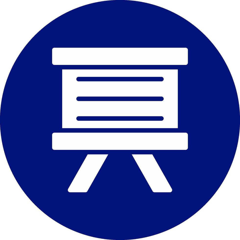 White Board Creative Icon Design vector