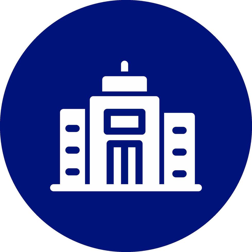 diseño de icono creativo de edificio de oficinas vector