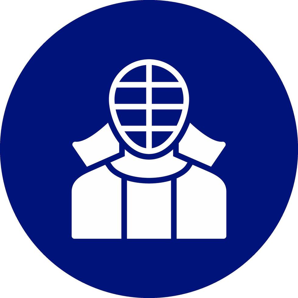 diseño de icono creativo de kendo vector