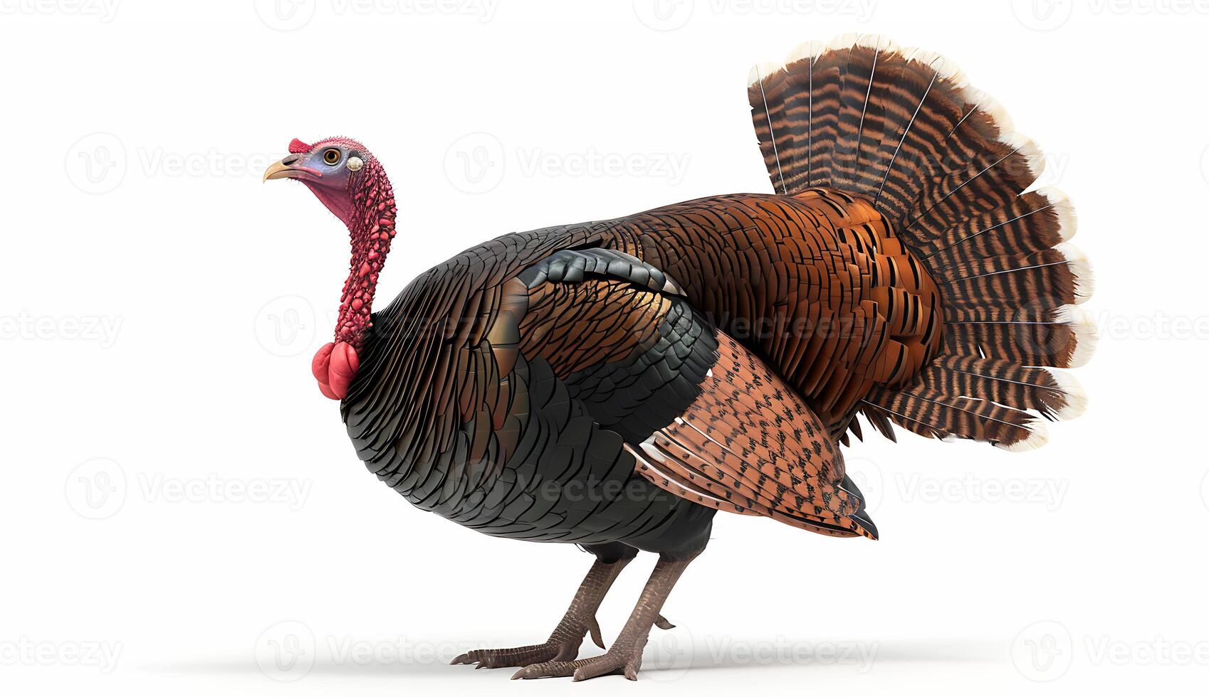 AI generated View of a Beautiful Turkey Bird photo