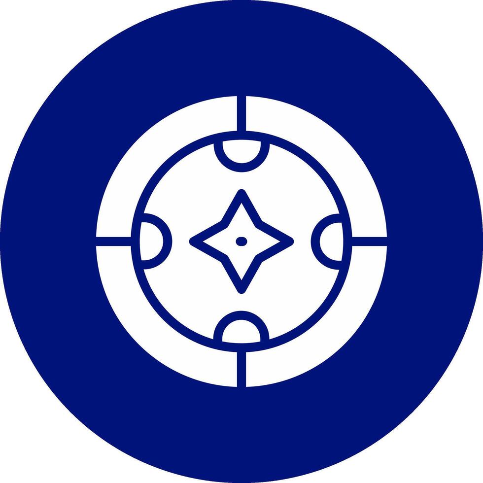 Compass Creative Icon Design vector