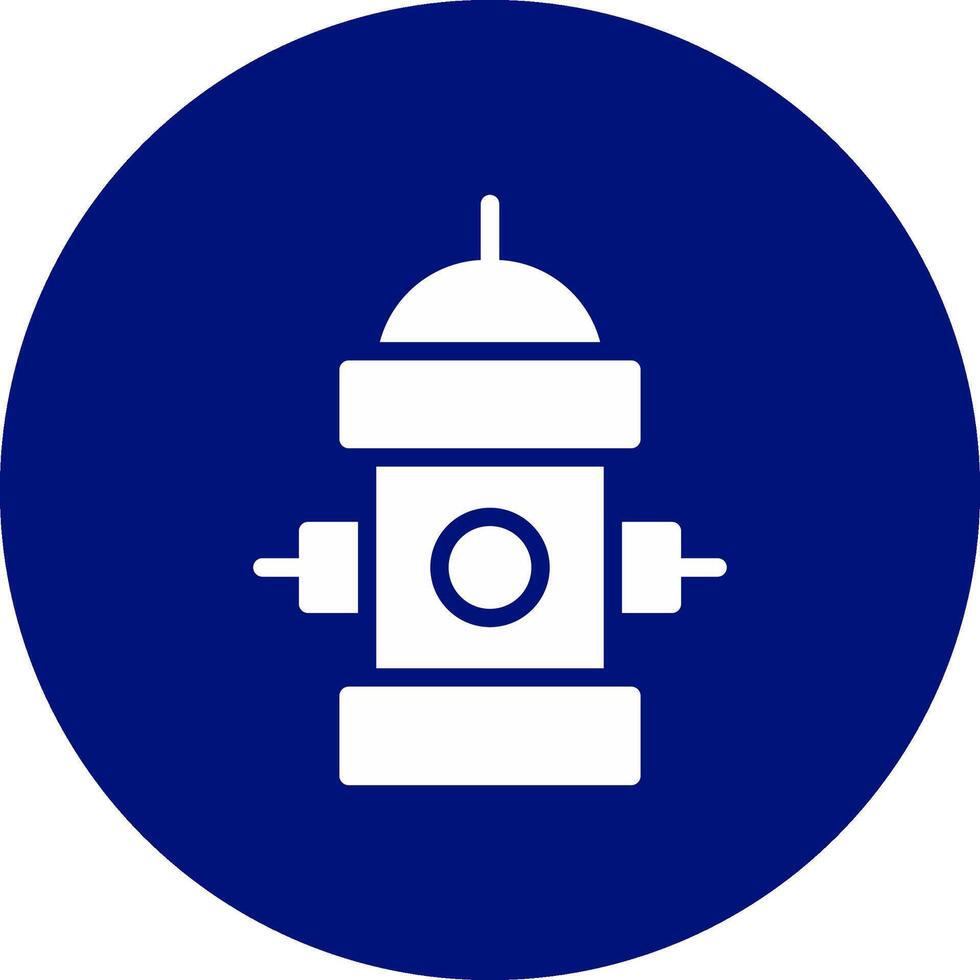 Fire Hydrant Creative Icon Design vector