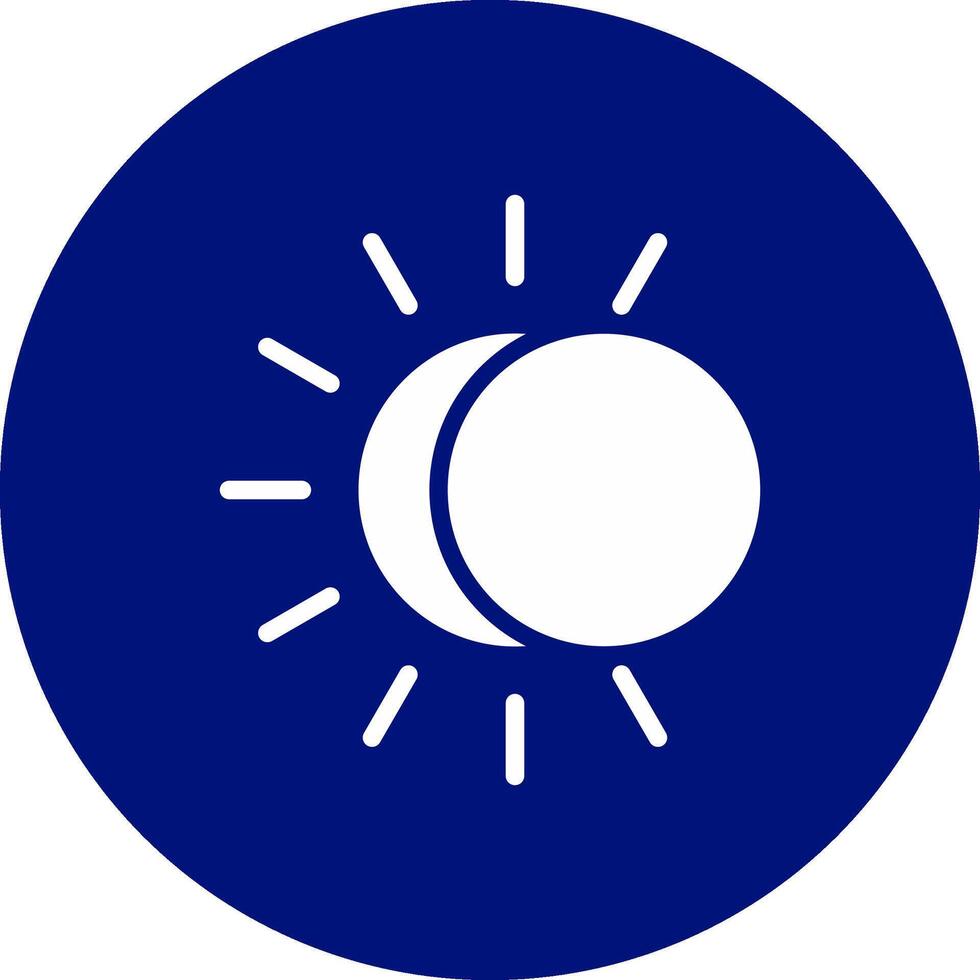 Eclipse Creative Icon Design vector