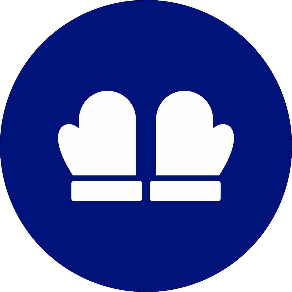 Kitchen Glove Creative Icon Design vector
