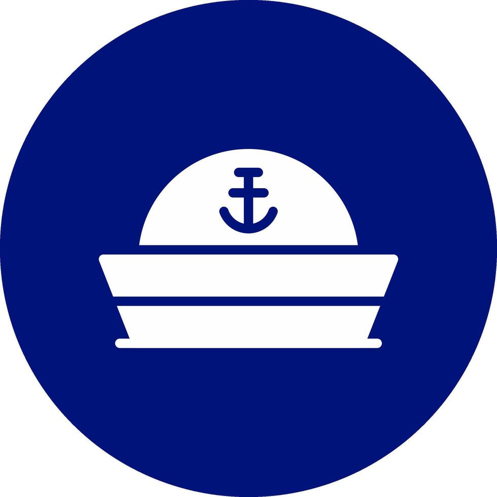 Sailor Hat Creative Icon Design vector