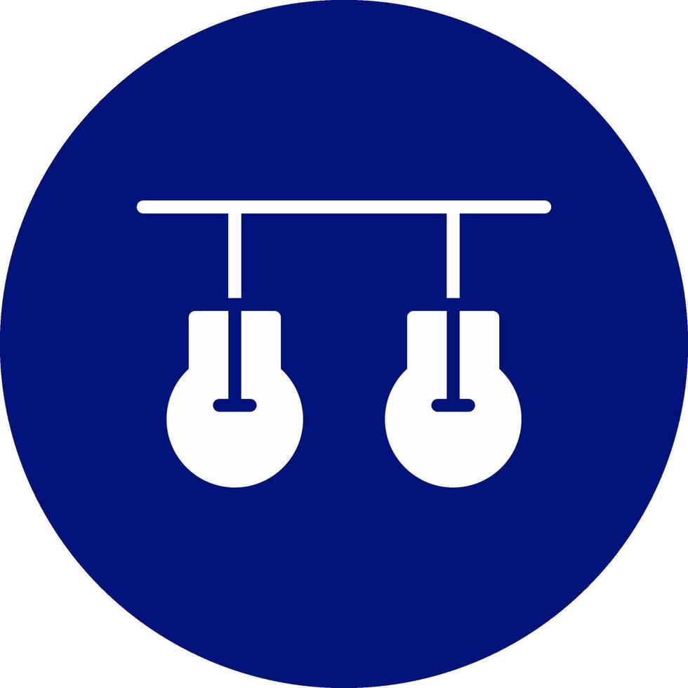 Ceiling Light Creative Icon Design vector