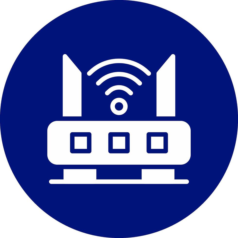 Router Creative Icon Design vector