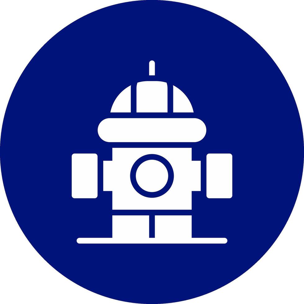 Fire Hydrant Creative Icon Design vector