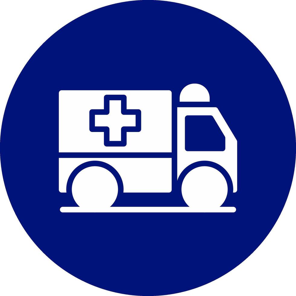 Ambulance Creative Icon Design vector