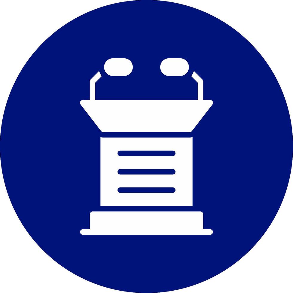 Lectern Creative Icon Design vector