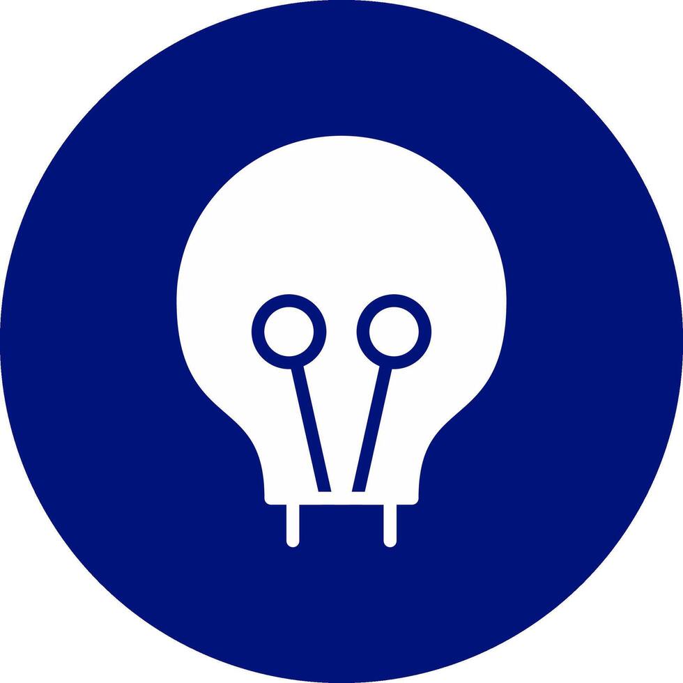 Light Bulb Creative Icon Design vector