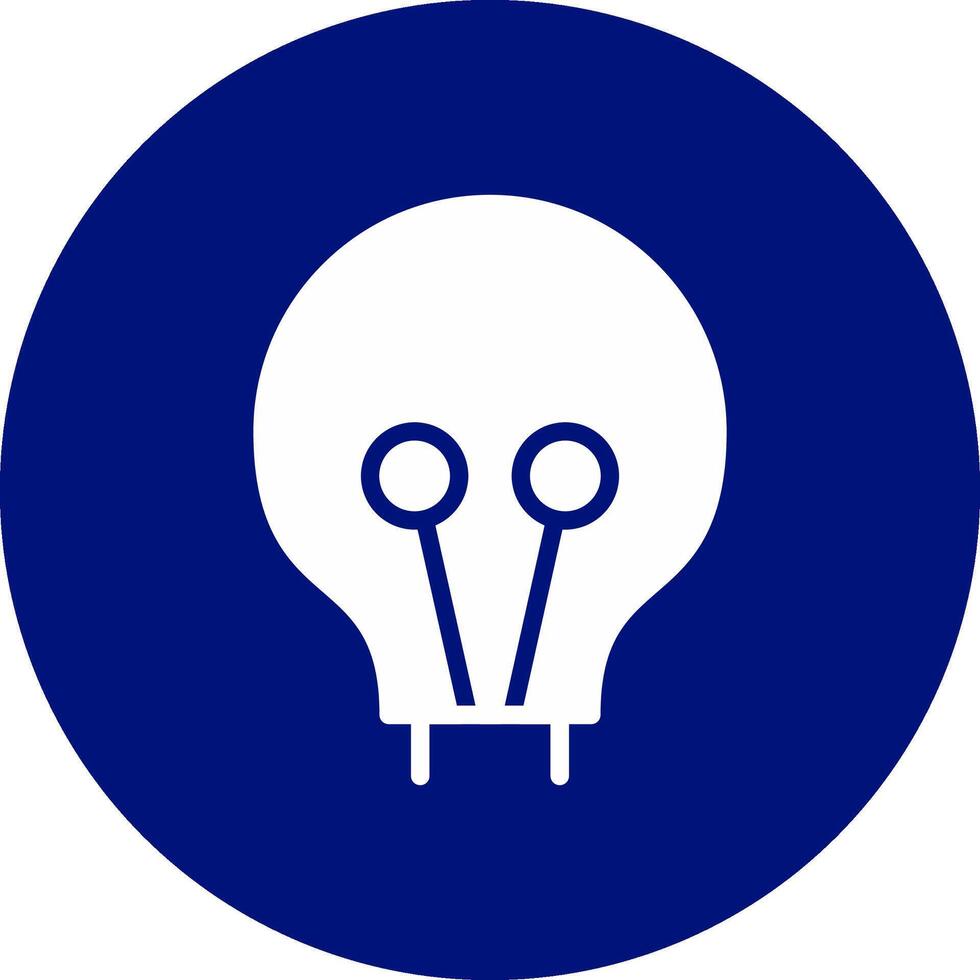 Light Bulb Creative Icon Design vector