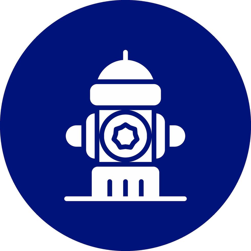 Hydrant Creative Icon Design vector