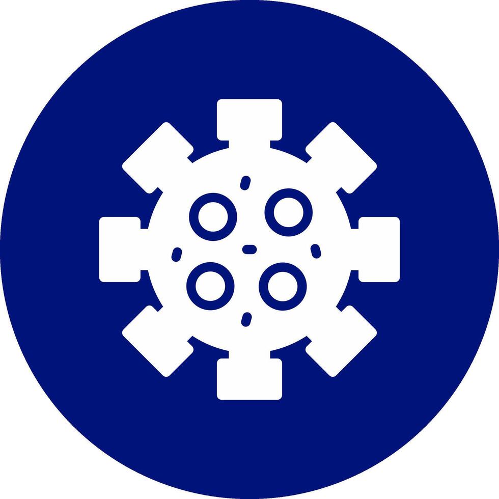 Virus Creative Icon Design vector