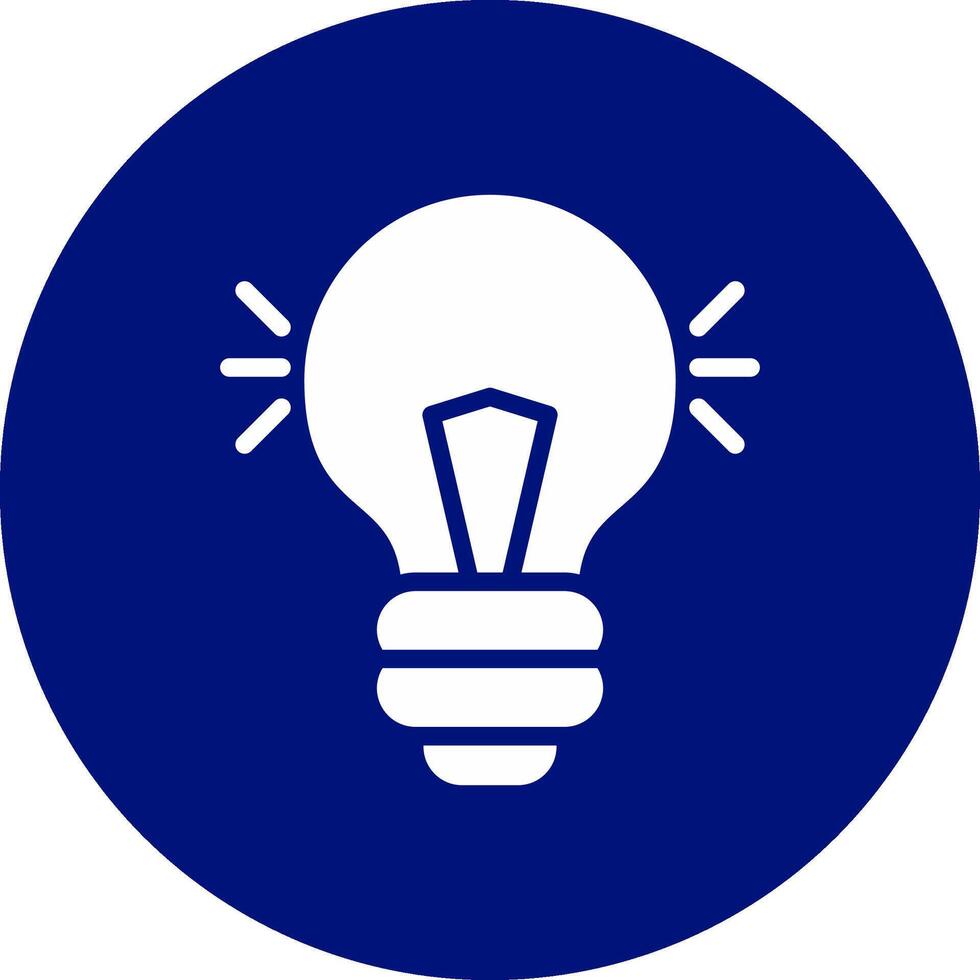 Light Bulb Creative Icon Design vector