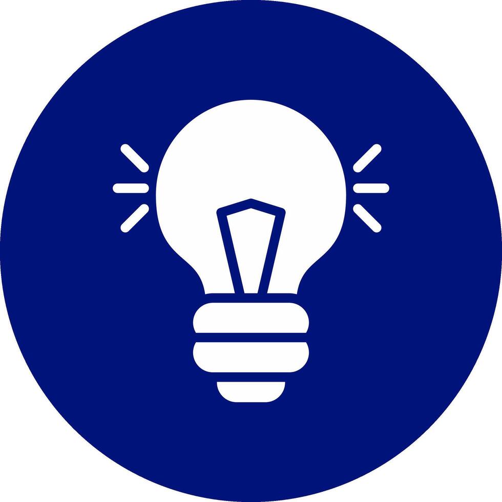 Light Bulb Creative Icon Design vector