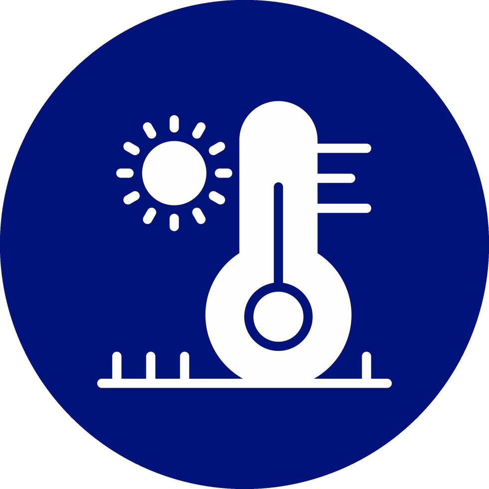 High Temperature Creative Icon Design vector