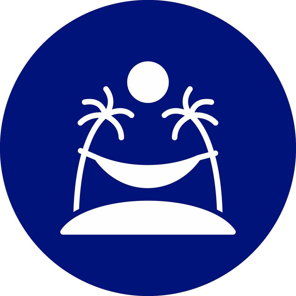 Hammock Creative Icon Design vector