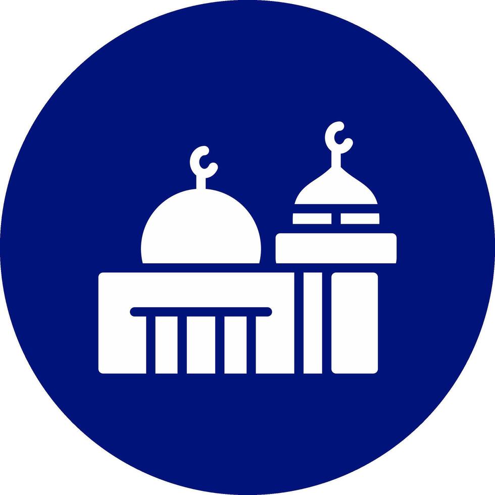 Mosque Creative Icon Design vector